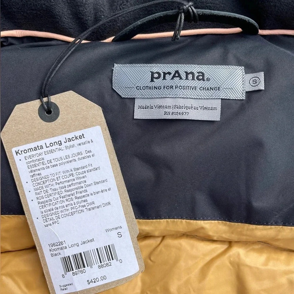 Prana Kromata Long Jacket, black - Picture 13 of 14